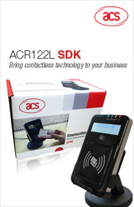 ACR122L VisualVantage Serial NFC Reader with LCD